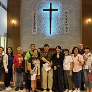 香港、澳門門諾會牧者及會友參訪花蓮，黎明機構，富安教會。參訪善牧中心晨星房角石手作坊。
